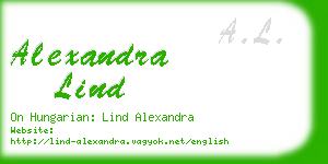 alexandra lind business card